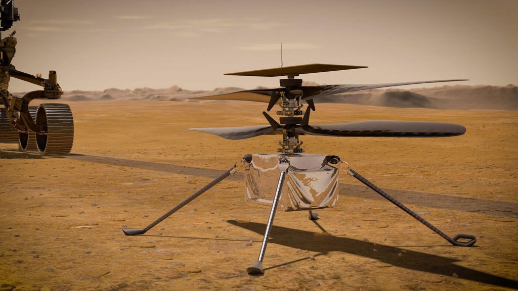 NASA Memperluas Rencana Helikopter di Mars: NPR