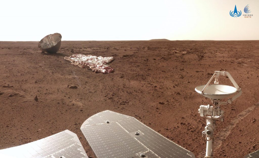 Gambar baru Mars dari Zhurong Rover China