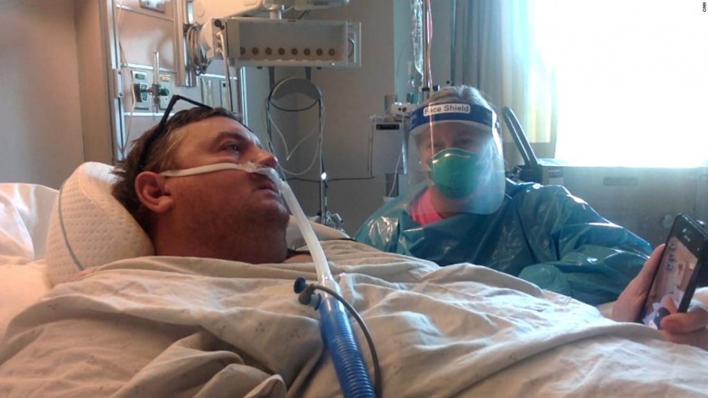 Ayah yang tidak divaksinasi mencatat hari-hari penyesalan di rumah sakit dan meminta putranya untuk meninggalkan putrinya di pernikahannya jika kematiannya