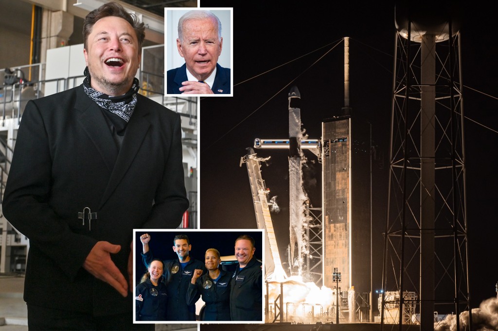 Elon Musk mengejek Biden setelah SpaceX menyelesaikan misinya