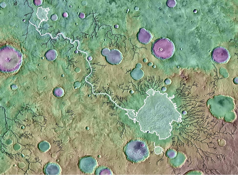 Mars Outlet Crater