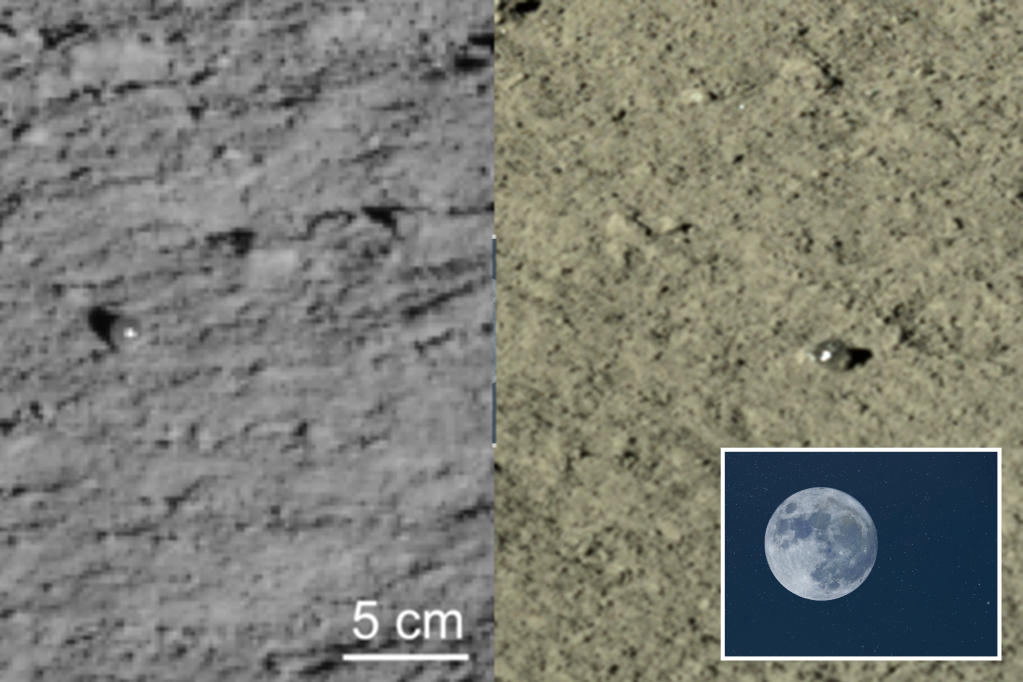 Bola kaca misterius terlihat oleh penjelajah China di permukaan bulan