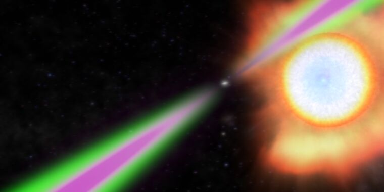 Bintang neutron "Black Widow" membutuhkan waktu satu jam untuk mengorbit bintang yang sedang dipanggang