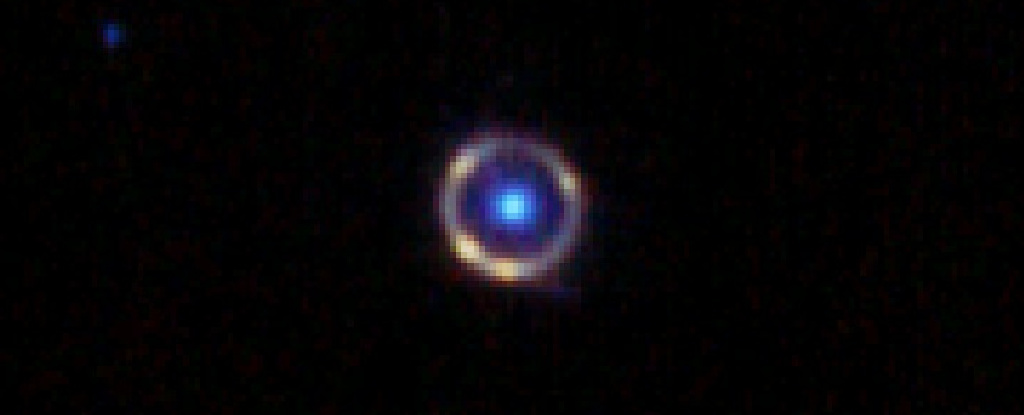 Webb menangkap cincin Einstein yang hampir sempurna berjarak 12 miliar tahun cahaya: ScienceAlert