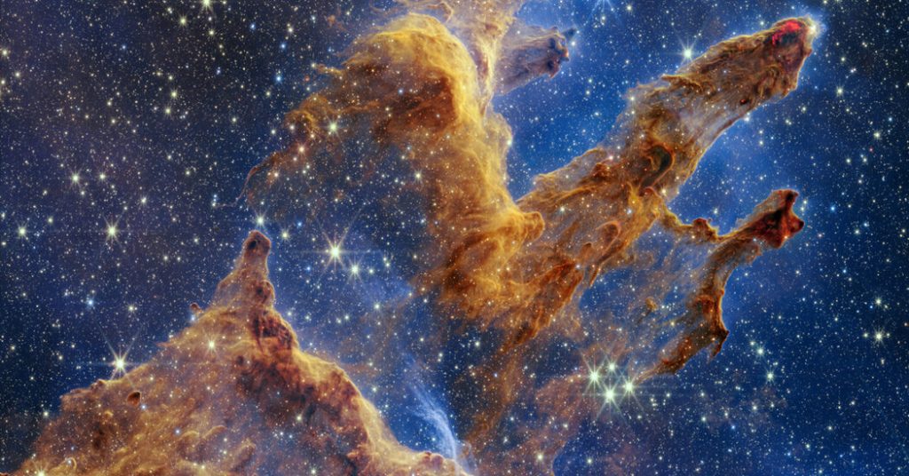 Teleskop James Webb menangkap gambar baru 'Pilar Penciptaan'