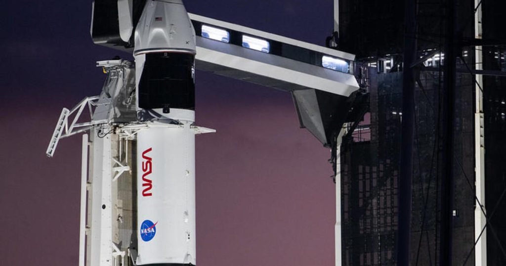 Peluncuran empat awak ke stasiun luar angkasa dengan roket SpaceX dibatalkan sesaat sebelum lepas landas