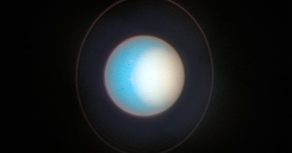 Penampakan Uranus Shale dalam gambar terbaru Teleskop Hubble