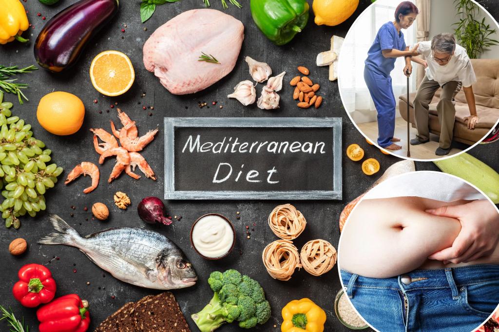 Sebuah studi baru menemukan bahwa diet Mediterania dapat menghilangkan lemak perut akibat penuaan