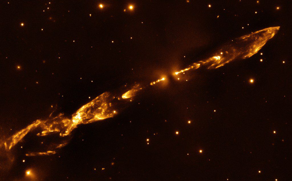 Gambar lama bintang HH212 pada masa pembentukannya
