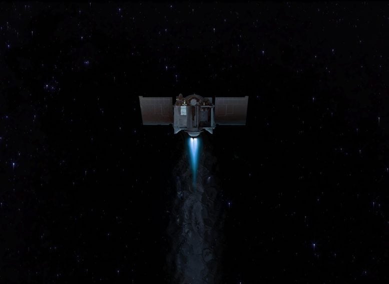 Pesawat luar angkasa OSIRIS-REx berangkat dari asteroid Bennu