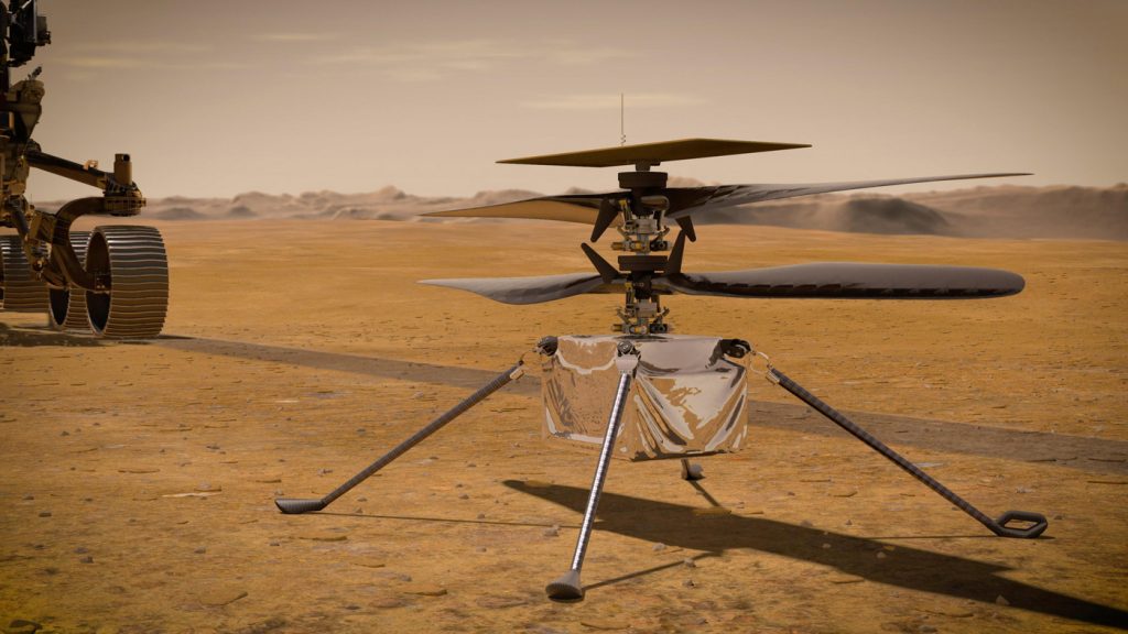 NASA mendapatkan kembali kontak dengan helikopter Mars-nya: NPR