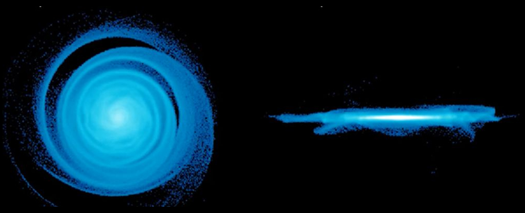 Galaksi spiral tertua yang diketahui terlihat dengan riak seperti genangan air dalam studi astronomi untuk pertama kalinya: ScienceAlert