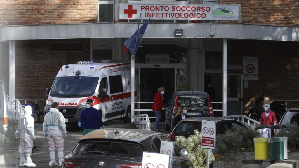 Rumah sakit di Italia runtuh: Lebih dari 1.100 pasien menunggu untuk dirawat di Roma