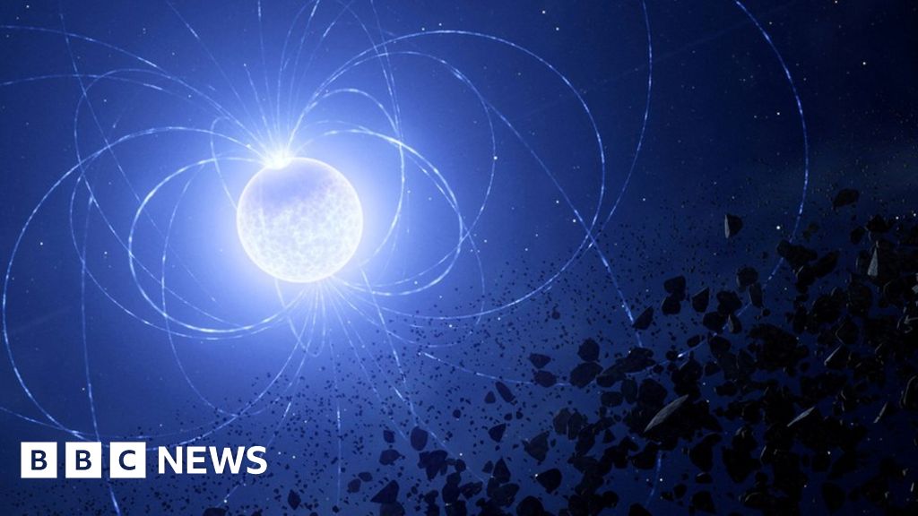 Katai putih: Para astronom Armagh mengatakan bekas luka tersebut mengindikasikan bintang sedang 'memakan' planet