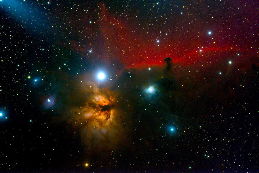 Nebula Kepala Kuda IC 443 di konstelasi Orion