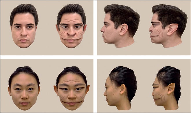 Sejak November 2020, wajah-wajah terdistorsi bermunculan di Victor Shara.