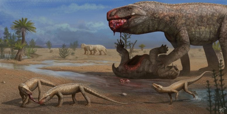 Pristocus chinensis dan Parvosuchus oryloi