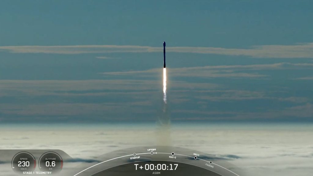 Roket Falcon 9 milik SpaceX lepas landas untuk yang ke-22 kalinya